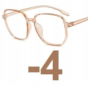 Okulary korekcyjne kujonki minusy -4 - Okulary korekcyjne, oprawki, szkła - miniaturka - grafika 1