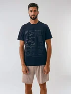 Piżamy męskie - Piżama Surf 42598-59X - miniaturka - grafika 1