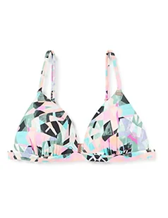 O'Neill O'Neill PW Fiji Mix damskie bikini top biały White Aop W/Green 38C 9A8514 - Koszulki i topy damskie - miniaturka - grafika 1