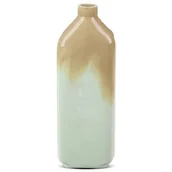 Wazony i flakony - Wazon EUROFIRANY Bali 14 x 7 x 33 cm Beżowy - miniaturka - grafika 1