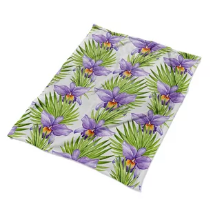 Nadruk pluszowy kocyk na kanapę Fioletowe kwiatki, Fabricsy - Koce Nadruk pluszowy kocyk na kanapę Fioletowe kwiatki, Fabricsy - Koce - miniaturka - grafika 1