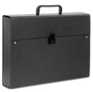 Teczki i skoroszyty - Tadeo Trading Teczka z rączką A4 MAXI Plus czarna TC02TT - miniaturka - grafika 1