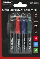 Pozostałe wyposażenie warsztatu - Marker permanentny mix blister (3-01-12-27-303) PRO - miniaturka - grafika 1