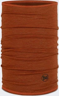 Buff Bandana BUFF MERINO LIGHTWEIGHT SOLID CINNAMON - Czapki i chusty sportowe damskie - miniaturka - grafika 1