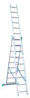 Drabiny - DRABINA ALUMINIOWA 3-ELEMENTOWA 589CM 9+9+9 SZCZEBLI - miniaturka - grafika 1
