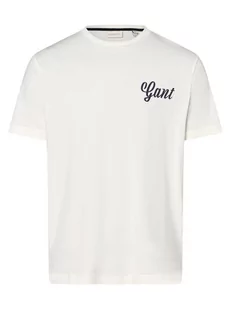 Gant - T-shirt męski, biały - Koszulki męskie - miniaturka - grafika 1