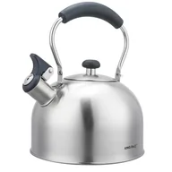 Czajniki na gaz - CZAJNIK 2,5L Z GWIZDKIEM KINGHOFF KH-1859 SREBRNY - miniaturka - grafika 1