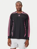 Koszulki męskie - adidas Longsleeve Teamgeist adicolor JW5907 Czarny Loose Fit - miniaturka - grafika 1