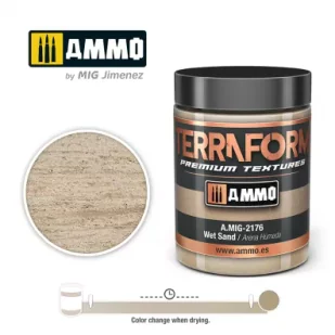 Ammo: Terraform Premium Textures - Wet Sand 100 ml - Akcesoria i części modelarskie - miniaturka - grafika 1