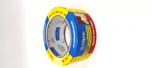BlueDolphin Xl - tape Taśma maskująca mt-st (Y) 48mmx50m papierowa żółta AAWKKD - Folie i taśmy malarskie - miniaturka - grafika 1