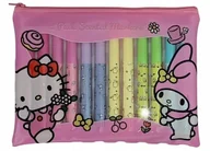 Przybory szkolne - Zapachowe flamastry, mazaki, pisaki, markery HELLO KITTY AND FRIENDS 12szt. - miniaturka - grafika 1