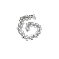 Bombki - Girlanda z bombek srebrna 1,5 m - miniaturka - grafika 1