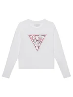 Bluzki damskie - Guess Bluzka J5YI15 K6YW4 Biały Regular Fit - miniaturka - grafika 1