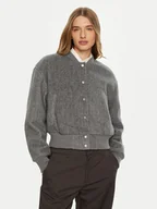 Kurtki damskie - REPLAY Kurtka bomber W7860 .000.85010 Szary Regular Fit - miniaturka - grafika 1