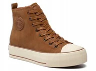 Trampki damskie - BUTY TRAMPKI damskie BIG STAR KK274171 zimowe 37 - miniaturka - grafika 1
