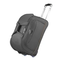 Walizki - Torba Podróżna Mała Na Kółkach Szara - miniaturka - grafika 1