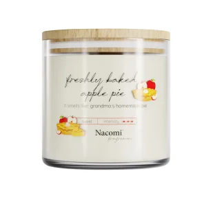 NACOMI FRAGRANCES SOJOWA ŚWIECA ZAPACHOWA FRESHLY BAKED APPLE PIE 450G - Świece - miniaturka - grafika 1