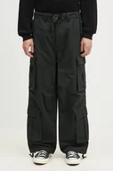 Spodnie męskie - Vans spodnie bawełniane Premium Classics LX Baggy Cargo Pant kolor zielony proste VN000HMYD6P1 - miniaturka - grafika 1
