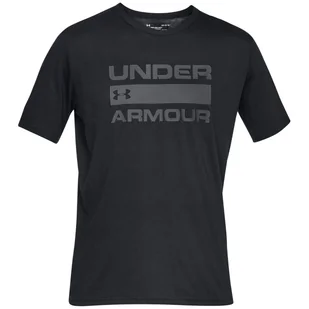 Koszulka męska Under Armour Team Issue Wordmark SS Rozmiar: M / Kolor: czarny/szary - Koszulki sportowe męskie - miniaturka - grafika 1