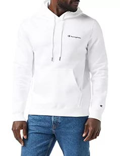 Champion Męska bluza z kapturem Legacy Classic Small Logo, biały, XXL - Bluzy męskie - miniaturka - grafika 1