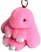 Breloki - Królik Brelok do torebki torby zawieszka pompon - miniaturka - grafika 1