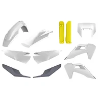 Części motocyklowe - POLISPORT 91124 - Zestaw plastikowych replik Polisport Enduro dla tych, którzy szukają jakości OEM do motocykli Husqvarna w kolorze OEM - miniaturka - grafika 1