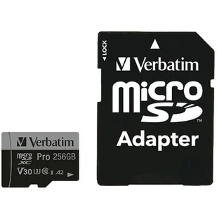 Verbatim 256GB microSDXC Pro 90MB/s - Karty pamięci - miniaturka - grafika 1