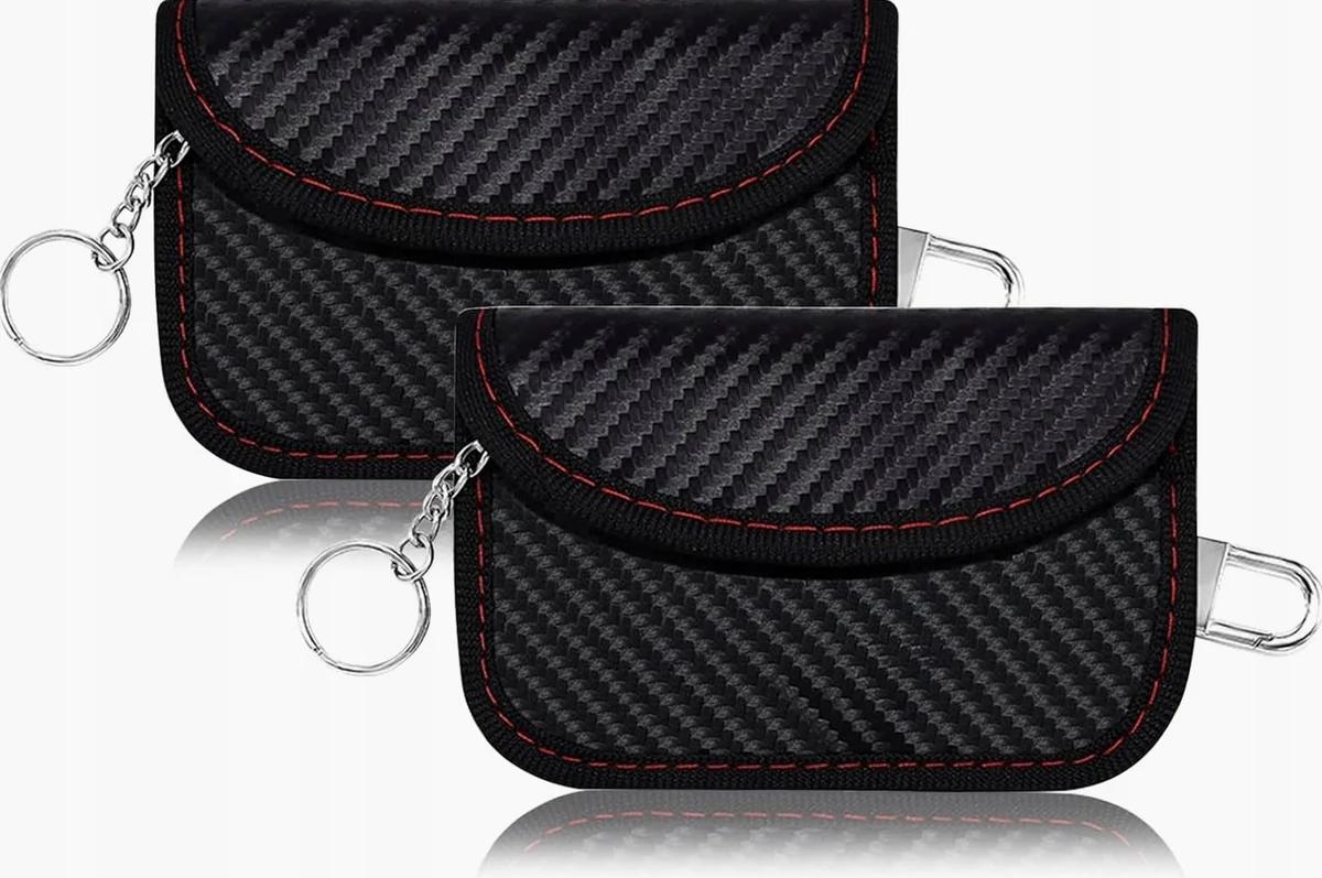 ETUI 2 SZTUKI POKROWIEC BLOKUJĄCY SYGNAŁ KLUCZYK SAMOCHODOWY RFID NFC