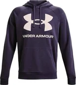 Bluzy męskie - Under Armour Bluza męska Rival Fleece Big Logo Hd granatowa r. L 1357093-558 - miniaturka - grafika 1