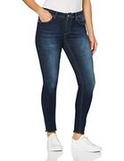 Spodnie damskie - Only Carmakoma jeansy damskie, niebieski (Dark Blue Denim), 48W / 32L - miniaturka - grafika 1
