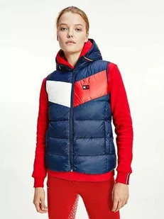 Tommy Hilfiger Equestrian Kamizelka damska DOWN VEST TH STYLE - desert sky - Kamizelki jeździeckie - miniaturka - grafika 1