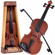 Instrumenty muzyczne dla dzieci - Plastikowe skrzypce ze smyczkiem zabawka dla dziecka 42 cm IN0174 CI - miniaturka - grafika 1