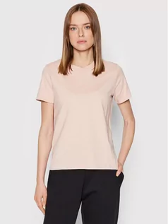 Koszulki i topy damskie - Calvin Klein T-Shirt Micro Logo K20K203677 Różowy Regular Fit - grafika 1