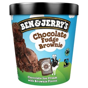 Ben & Jerry's Chocolate Fudge Brownie Lody 465 ml - Lody i desery lodowe - miniaturka - grafika 1