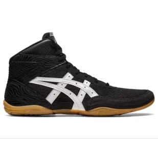 Buty Zapaśnicze Bokserskie Asics Matflex 7 Black/White - Kimona, stroje i obuwie - miniaturka - grafika 1