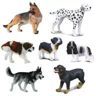 Figurki dla dzieci - Collecta Zestaw figurek 7 psów, zwierzęta domowe 3+ - miniaturka - grafika 1
