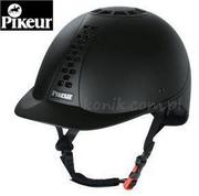 Kaski rowerowe - Pikeur Kask jeździecki PRO SAFE CLASSIC - czarny - miniaturka - grafika 1