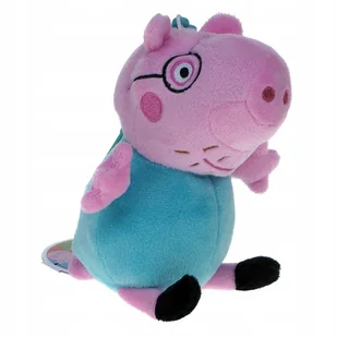 Świnka Peppa: maskotka 3w1 Tata Świnka 18/14cm - Maskotki i pluszaki - miniaturka - grafika 1