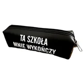 Podręczniki dla gimnazjum - Piórnik jednokomorowy - miniaturka - grafika 1