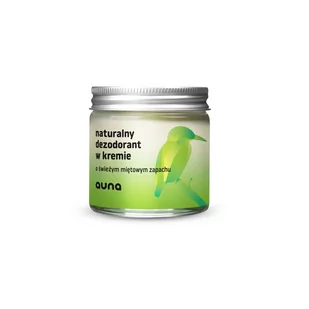 Auna Naturalny Dezodorant w Kremie Miętowy 60 ml - Dezodoranty i antyperspiranty unisex - miniaturka - grafika 1