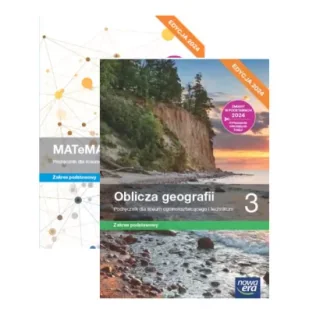 Pakiet podręczników: MATeMAtyka, Oblicza geografii. Zakres podstawowy. Liceum i technikum. Klasa 3. Edycja 2024 - Podręczniki do technikum - miniaturka - grafika 1