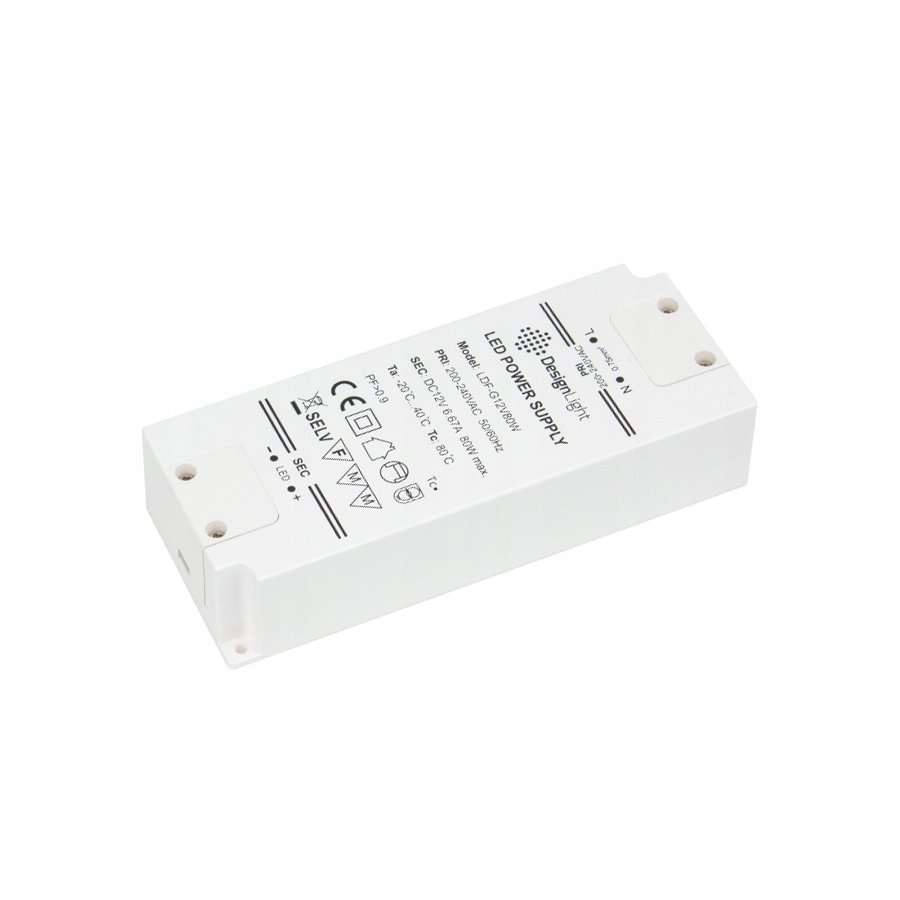 FORMAT Zasilacz Led 80W 12V Transor Meblowy Do Taśm Opraw Ledowych