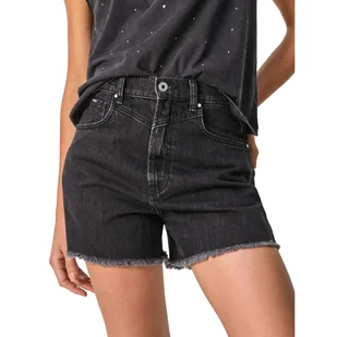 Spodenki damskie Pepe Jeans Rachel jeansowe shorty czarne-W27 - Spodenki damskie Spodenki damskie Pepe Jeans Rachel jeansowe shorty czarne-W27 - Spodenki damskie - miniaturka - grafika 1