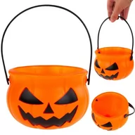 Halloween - Tg66295 Wiaderko Pojemnik Na Słodycze Kubełek Halloween Dynia - miniaturka - grafika 1