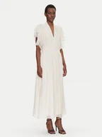 Sukienki - Dixie Sukienka letnia A207W017A Beżowy Regular Fit - miniaturka - grafika 1