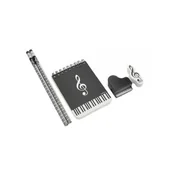 Przybory szkolne - Zestaw biurowy średni klawiatura notatnik A7 - miniaturka - grafika 1