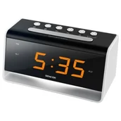 Zegary - Sencor SDC 4400W budzik + LED SENCOR - 35048704 - miniaturka - grafika 1