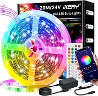 Taśmy LED - Taśma Led 20M Rgb Bluetooth Aplikacja Mobilna Pilot Muzyka Zestaw - miniaturka - grafika 1