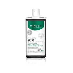 Mincer Pharma Oxygen Detox Carbo-gel oczyszczający no 1511 250 ml Mincer - Żele do mycia twarzy - miniaturka - grafika 2