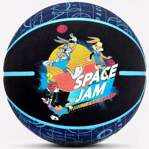 Spalding Piłka SPACE JAM-TECH BLUE PREMIUM RUBBER COVER SIZE 7 84560 - Koszykówka - miniaturka - grafika 1